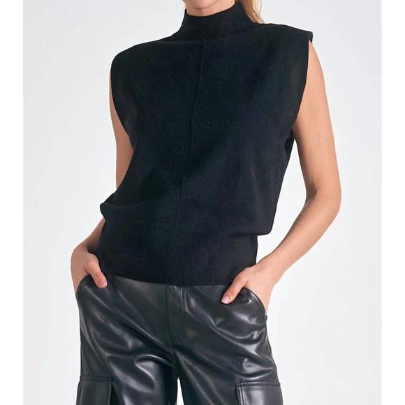 NEW ELAN elsa sweater in black - Picture 1 of 3